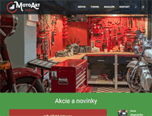 Tablet Screenshot of motoart.sk