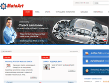 Tablet Screenshot of motoart.com.pl